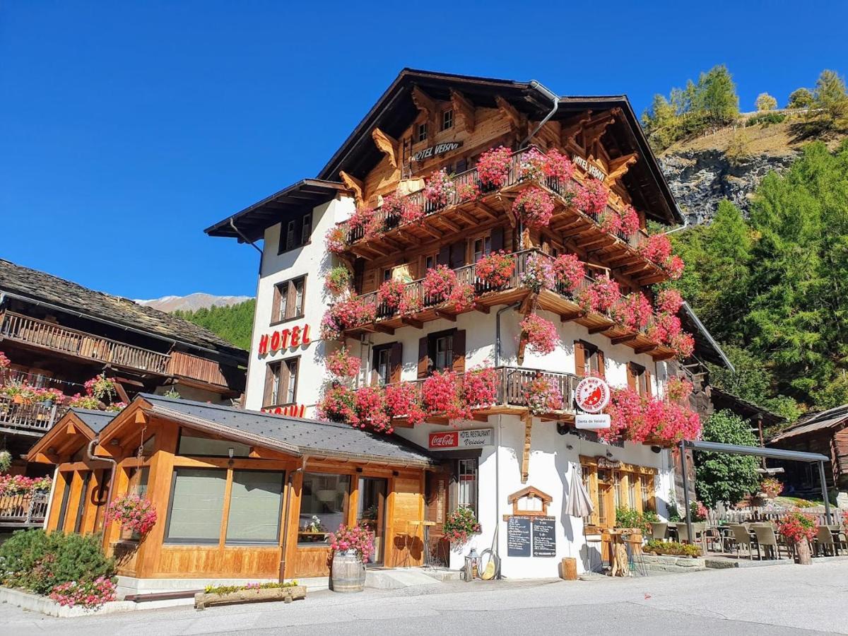 Hotel Dents De Veisivi Haudères Exteriér fotografie